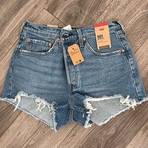 Levi 501 denim shorts